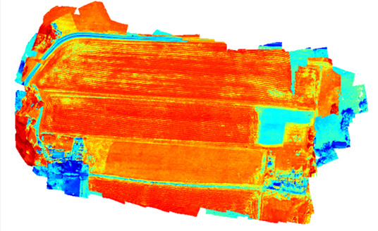 NDVI product from the RSI image processing pipeline.